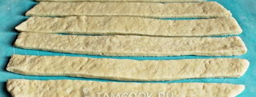 сосиски в тесте без дрожжей. Шаг 12