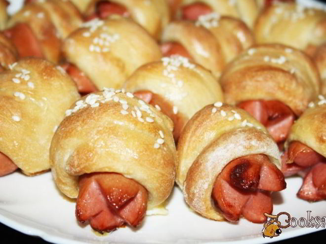 Рецепт сосисок в тесте моя малышка