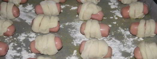 сосиски в тесте моя малышка. Шаг 4