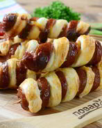 Сосиски в тесте на палочке Твистер