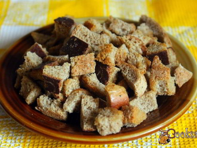 Рецепт ароматных ржаных сухариков