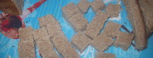 чесночно-лимонные сухарики для салатов. Шаг 4