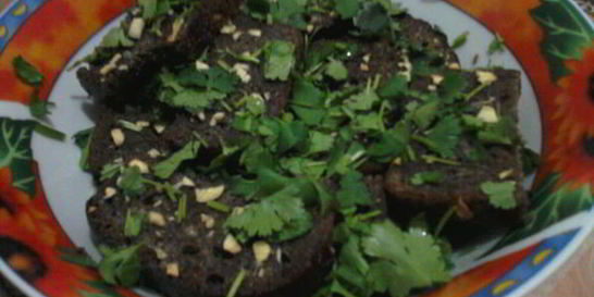 Чесночные сухарики