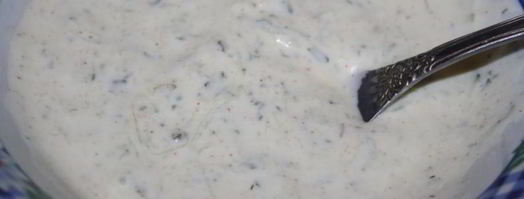 дарницкие сухарики с соусом на основе йогурта. Шаг 3