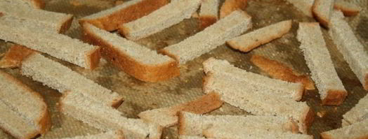 дарницкие сухарики с соусом на основе йогурта. Шаг 5