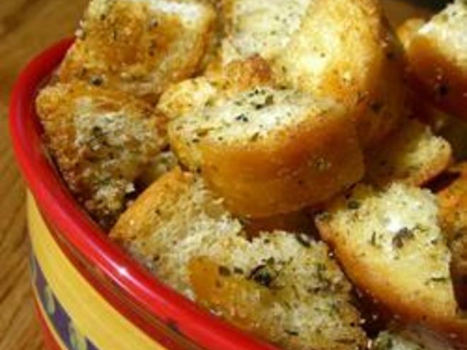 Рецепт домашних сухариков для цезаря