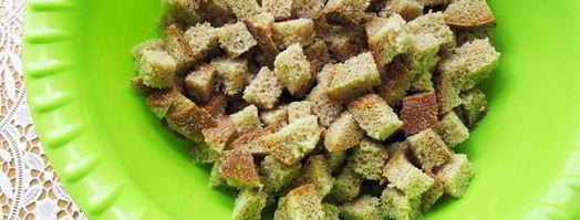 хлебные сухарики. Шаг 4