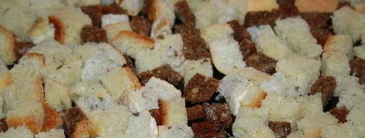 хрустящие и ароматные сухарики ассорти. Шаг 4