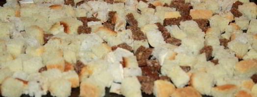 хрустящие и ароматные сухарики ассорти. Шаг 5