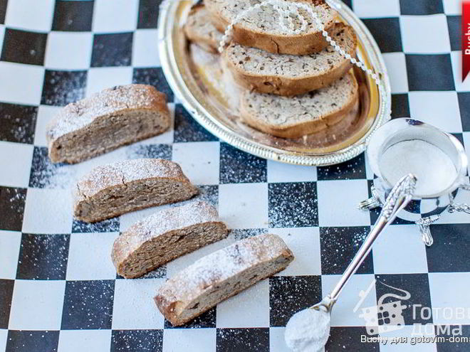 Рецепт медовых сухариков с грецкими орехами