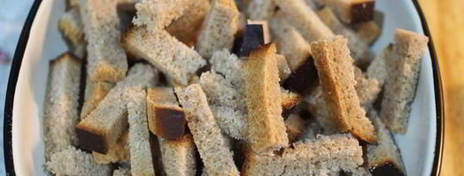 пикантные сухарики к пиву. Шаг 3