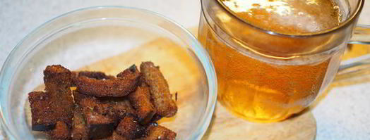 пикантные сухарики к пиву. Шаг 17