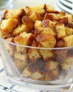 Пикантные сухарики с базиликом