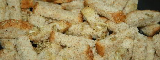 пшеничные сухарики с сыром. Шаг 4