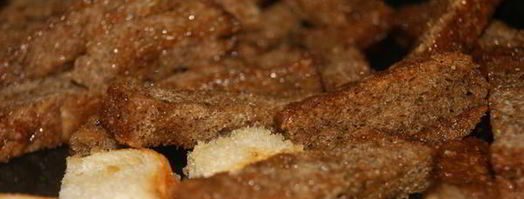 сухарики белые и черные. Шаг 8