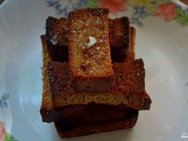 Рецепт сухариков домашних