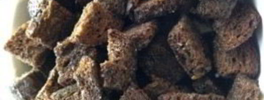 сухарики из черного хлеба с чесноком. Шаг 4