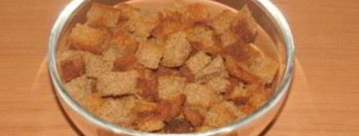 сухарики из черного хлеба в духовке. Шаг 4