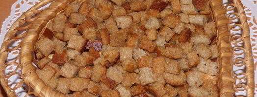 сухарики из хлеба с чесноком. Шаг 6