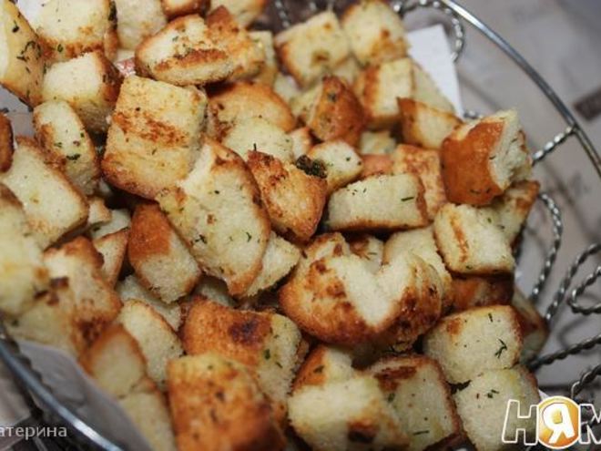 Рецепт сухариков к пиву