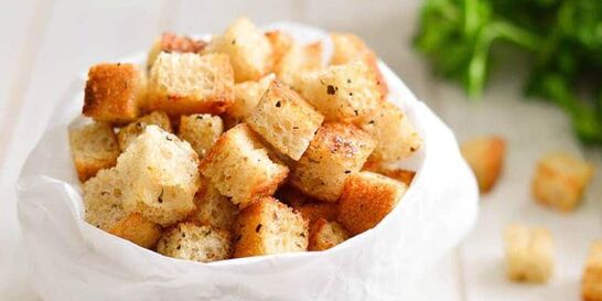 Сухарики с горчицей