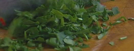 сухарики с грибной начинкой, сыром и зеленью. Шаг 12