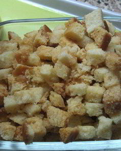 Сухарики с пармезаном