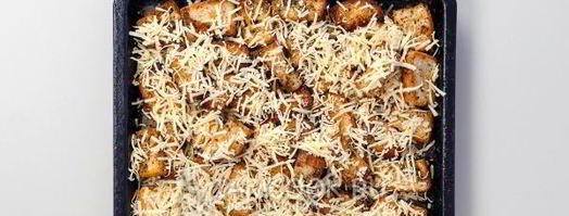 сухарики с сыром в духовке. Шаг 10