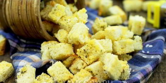 Сухарики с сыром