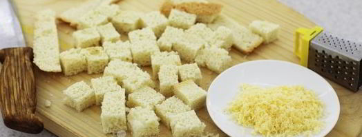 сухарики с сыром. Шаг 4