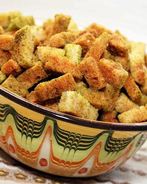 Сухарики в микроволновке