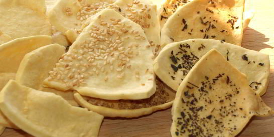 Сырные сухарики