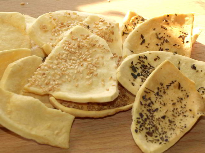 Рецепт сырных сухариков