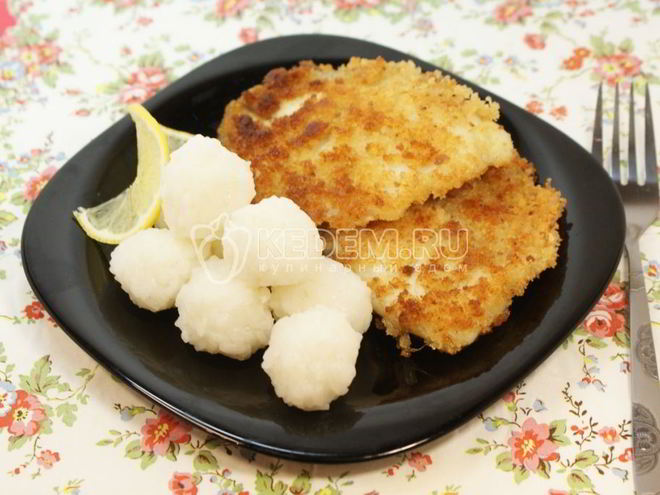 Рецепт тилапии в сухариках