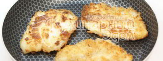 тилапия в сухариках. Шаг 6