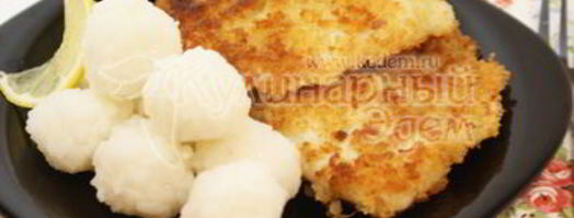 тилапия в сухариках. Шаг 7