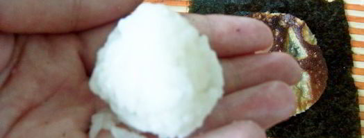 дзакуро-суши — японского омлета. Шаг 4