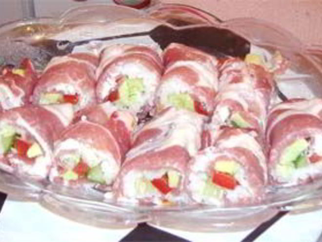 Рецепт мясных суш