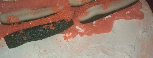 рыбный рулет альтернатива суши. Шаг 3