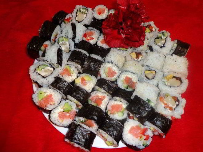 Рецепт суш для романтического вечера