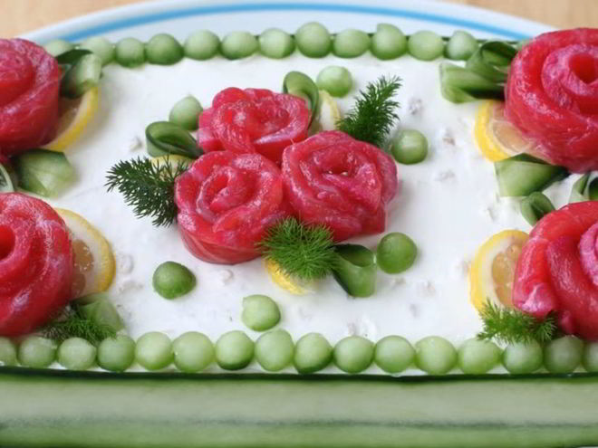 Рецепт суш по-русски из красной рыбы