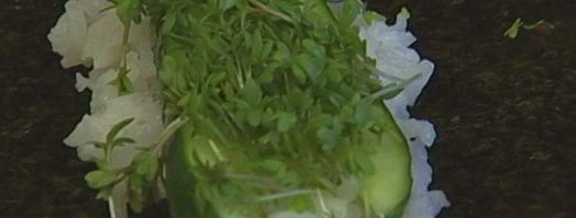 суши-ролл с семгой. Шаг 8