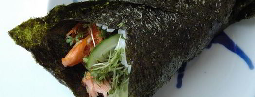 суши-ролл с семгой. Шаг 10