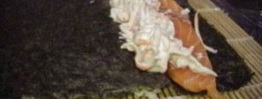 суши с авокадо. Шаг 3