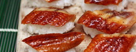 суши с креветкой, угрем и омлетом. Шаг 9