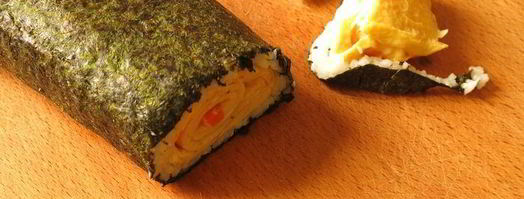 суши с омлетом цыплята. Шаг 21