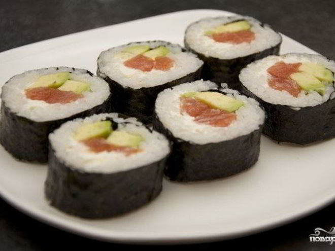 Рецепт суш с сыром