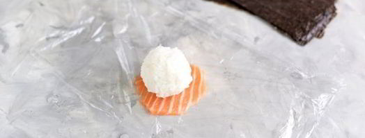 суши темари на хэллоуин. Шаг 8