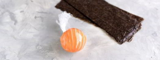 суши темари на хэллоуин. Шаг 9