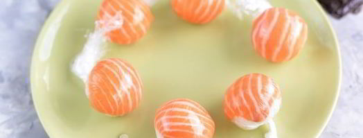 суши темари на хэллоуин. Шаг 10